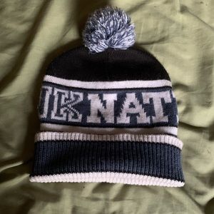 Pink Nation Fuzzy Knit Beanie